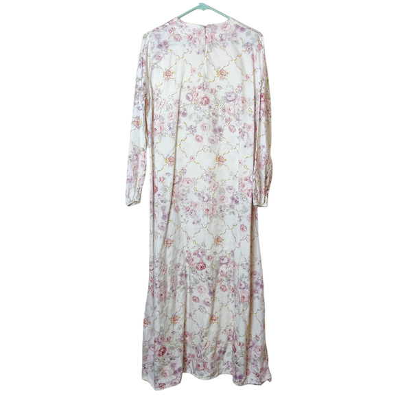 Floral Long Sleeve Midi Dress - Picture 2 of 9